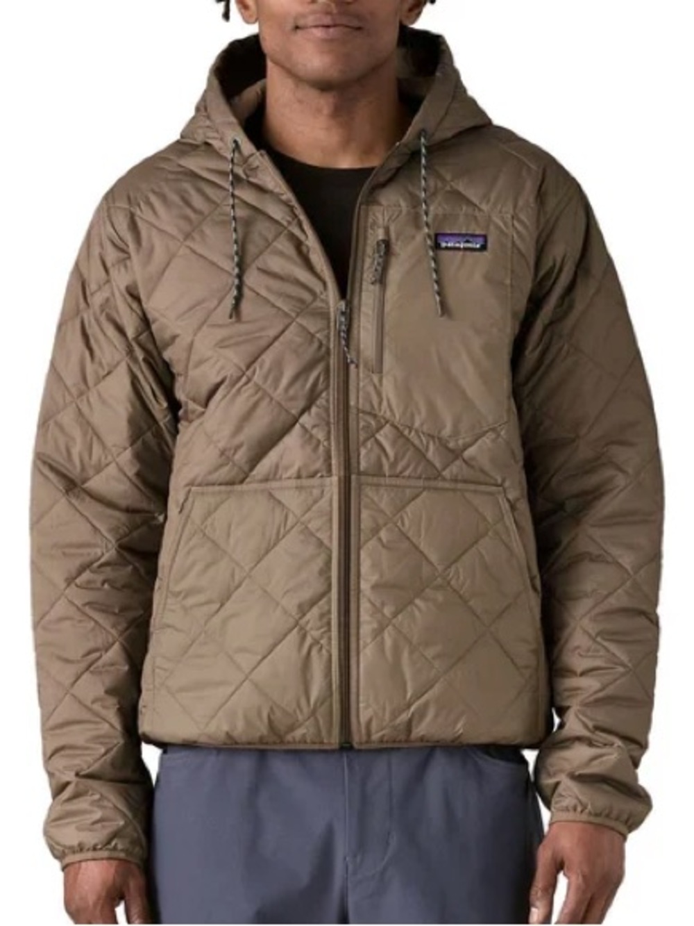 Patagonia Diamond Quilted Bomber Hoody Puffer Jacket M